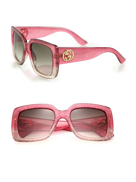 53mm sunglasses gucci|gucci women's oversized square sunglasses.